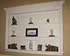 built-in-wall shelves white